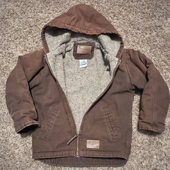 CB Schmidt Other - Kids Hooded Work Wear Sherpa Lined Jacket